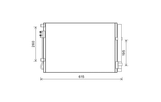 Condenseur, climatisation 82005269 International Radiators