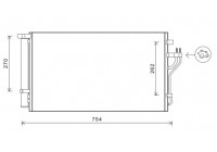Condenseur, climatisation 82005279 International Radiators