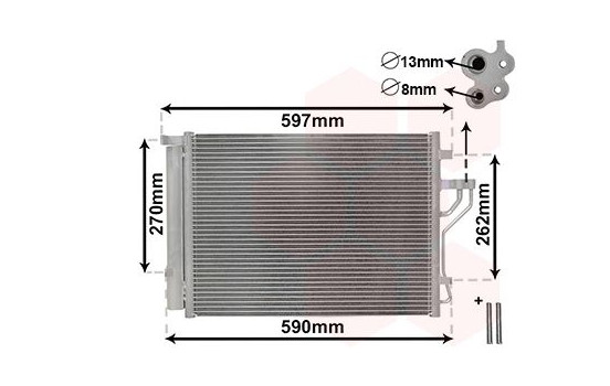 Condenseur, climatisation 82005280 International Radiators Plus, Image 2