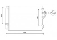 Condenseur, climatisation 82005280 International Radiators Plus