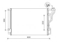 Condenseur, climatisation 82005299 International Radiators
