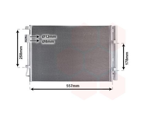 Condenseur, climatisation 82015700 International Radiators