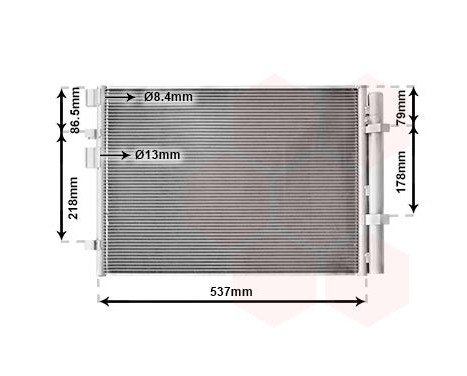 Condenseur, climatisation 82015707 International Radiators
