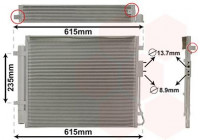 Condenseur, climatisation 82015708 International Radiators