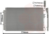 Condenseur, climatisation 82015710 International Radiators