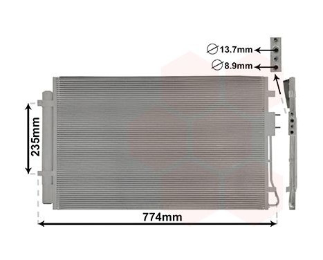 Condenseur, climatisation 82015710 International Radiators