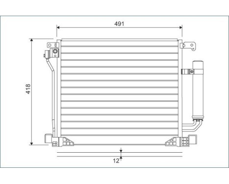 Condenseur, climatisation 822587 Valeo