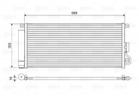Condenseur, climatisation 822592 Valeo