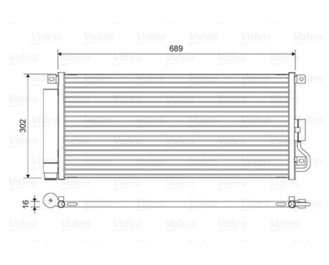 Condenseur, climatisation 822592 Valeo