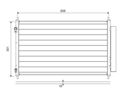 Condenseur, climatisation 822595 Valeo