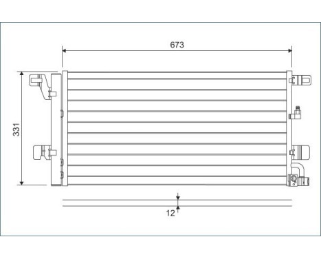 Condenseur, climatisation 822596 Valeo