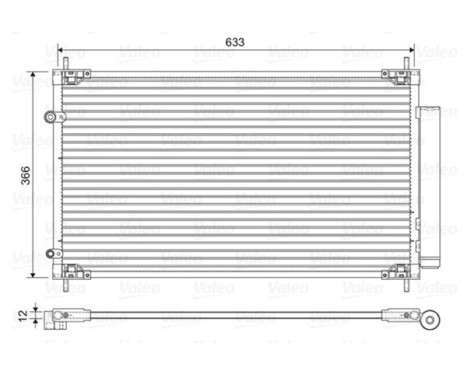Condenseur, climatisation 822604 Valeo