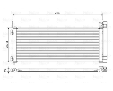 Condenseur, climatisation 822619 Valeo