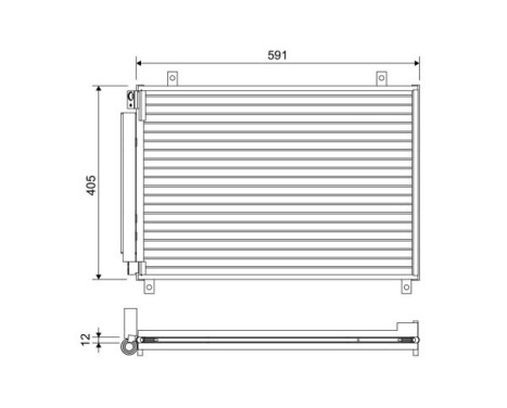 Condenseur, climatisation 822656 Valeo
