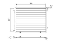 Condenseur, climatisation 822763 Valeo
