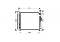 Condenseur, climatisation 83005065 International Radiators