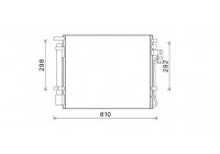 Condenseur, climatisation 83005149 International Radiators