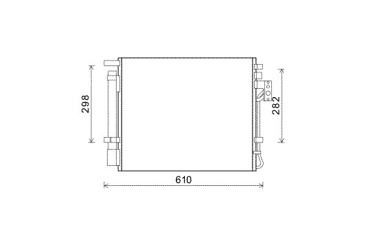 Condenseur, climatisation 83005149 International Radiators