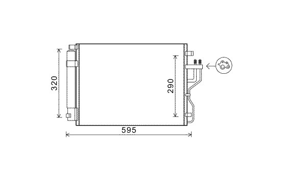 Condenseur, climatisation 83005151 International Radiators