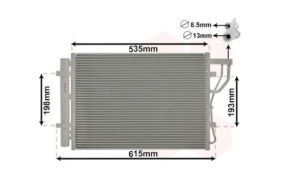 Condenseur, climatisation 83005206 International Radiators, Image 2