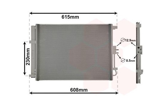 Condenseur, climatisation 83015702 International Radiators Plus