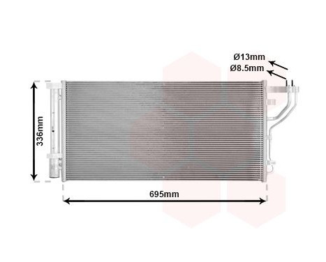 Condenseur, climatisation 83015714 International Radiators