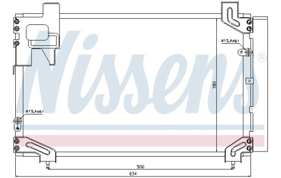 Condenseur, climatisation 940020 Nissens, Image 3