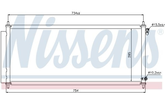 Condenseur, climatisation 940051 Nissens