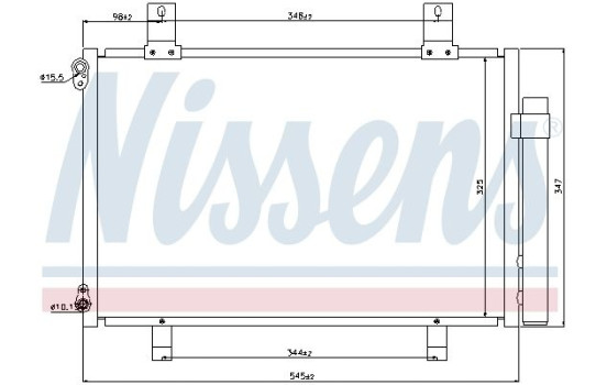 Condenseur, climatisation 940057 Nissens, Image 2