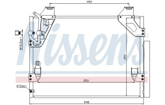Condenseur, climatisation 940082 Nissens, Image 6