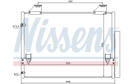 Condenseur, climatisation 940083 Nissens, Image 6