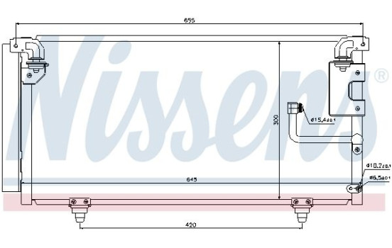 Condenseur, climatisation 940091 Nissens, Image 5