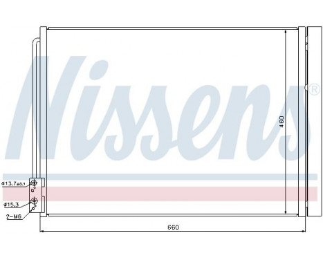 Condenseur, climatisation 940110 Nissens, Image 2