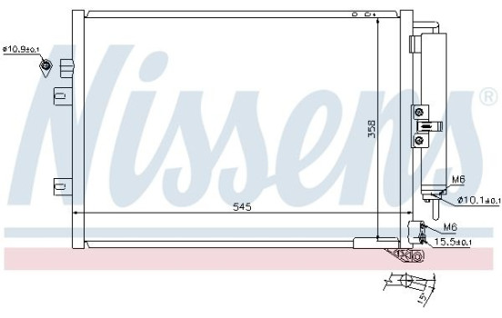 Condenseur, climatisation 940125 Nissens, Image 6
