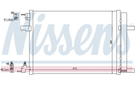 Condenseur, climatisation 940134 Nissens