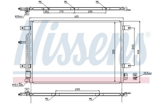 Condenseur, climatisation 940139 Nissens, Image 2