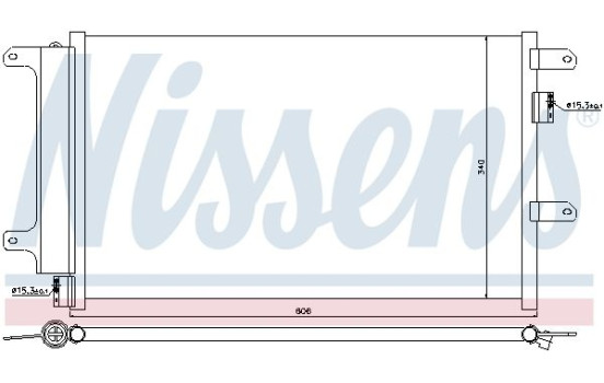 Condenseur, climatisation 940141 Nissens