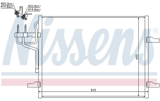 Condenseur, climatisation 940144 Nissens, Image 3