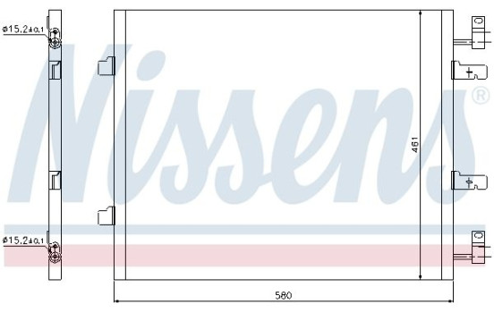 Condenseur, climatisation 940147 Nissens, Image 2