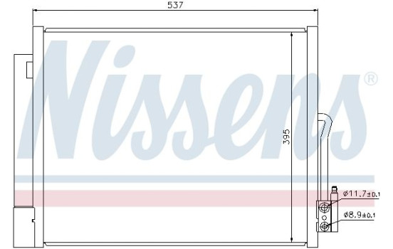 Condenseur, climatisation 940156 Nissens, Image 2