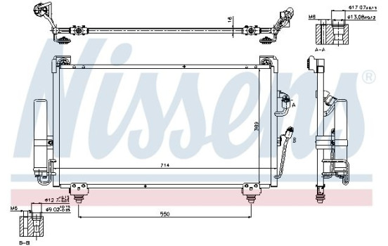 Condenseur, climatisation 940165 Nissens, Image 3