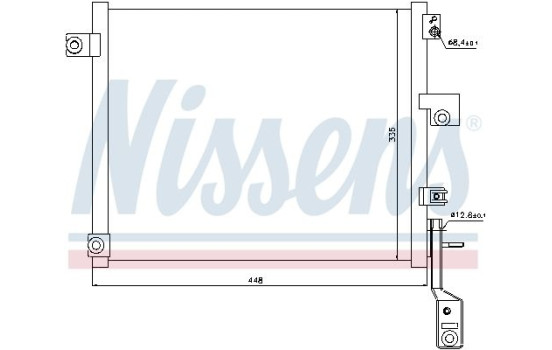 Condenseur, climatisation 940171 Nissens, Image 6