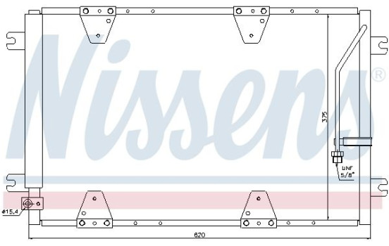 Condenseur, climatisation 940174 Nissens, Image 6