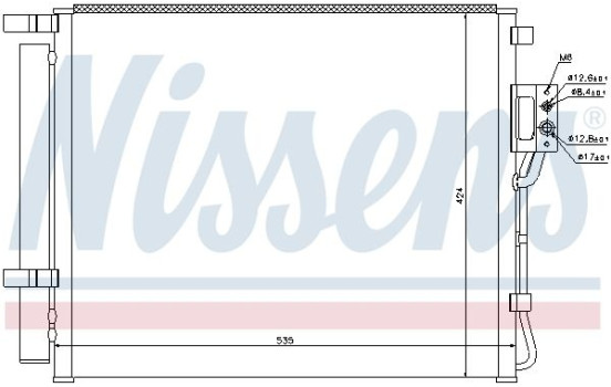 Condenseur, climatisation 940209 Nissens, Image 6
