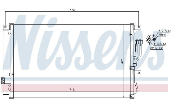 Condenseur, climatisation 940211 Nissens, Image 5