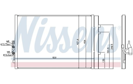 Condenseur, climatisation 940227 Nissens, Image 5