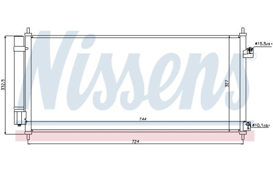 Condenseur, climatisation 940241 Nissens, Image 6