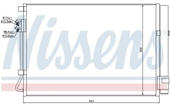 Condenseur, climatisation 940243 Nissens, Image 2