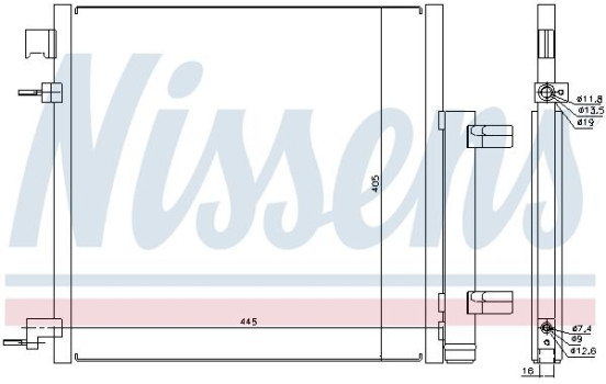 Condenseur, climatisation 940247 Nissens, Image 6