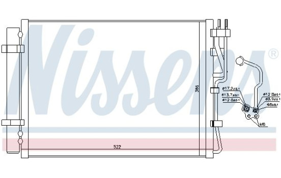 Condenseur, climatisation 940252 Nissens, Image 6